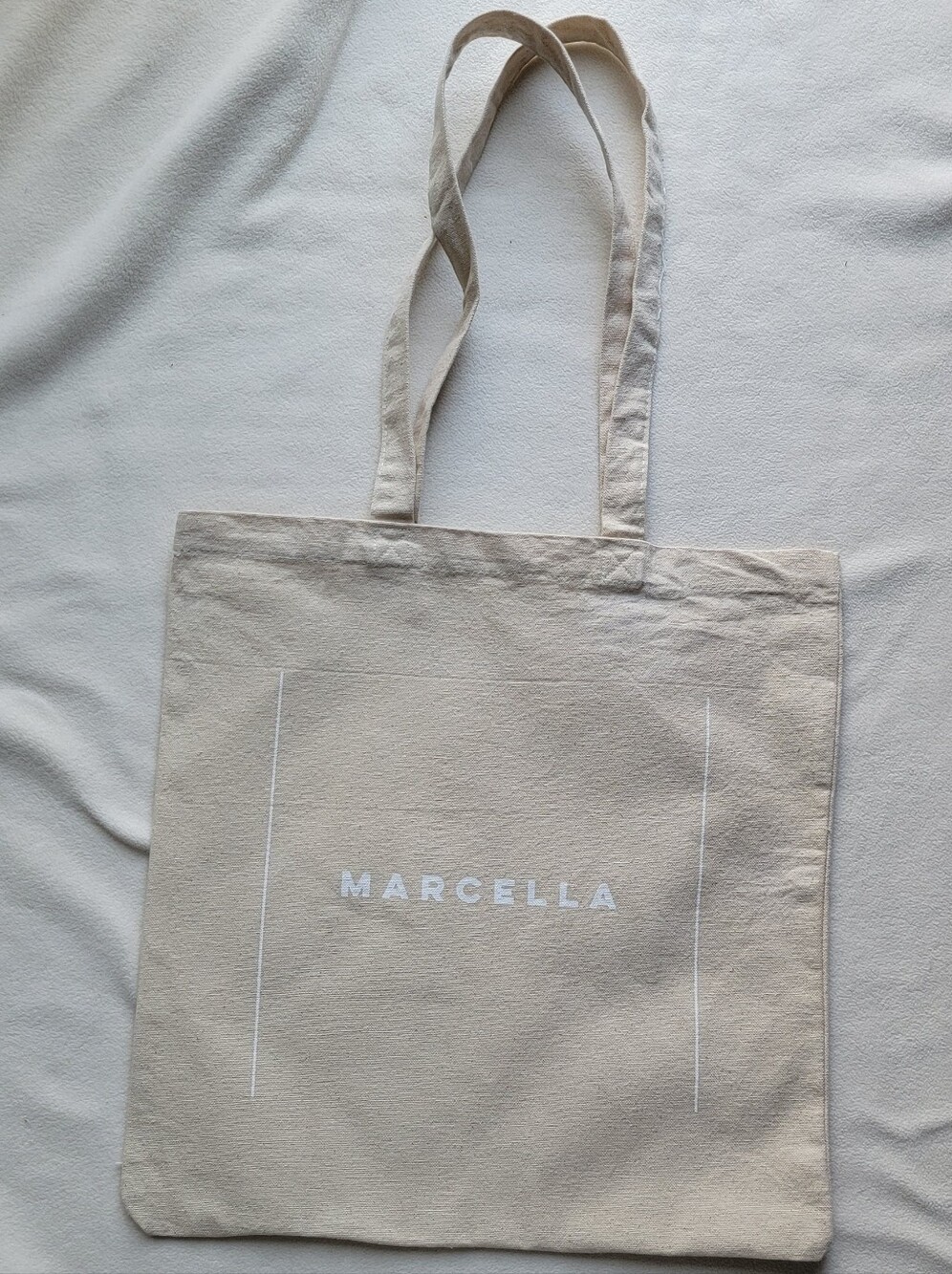 Marcella NYC Canvas Tote Bag in Natural
